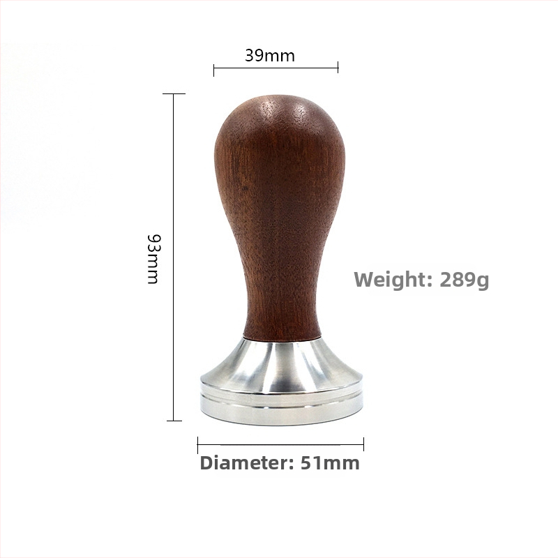 Kávový tampón z nerezovej ocele 304, 305 g, pre domáce použitie a kaviareň, možnosť prispôsobenia loga