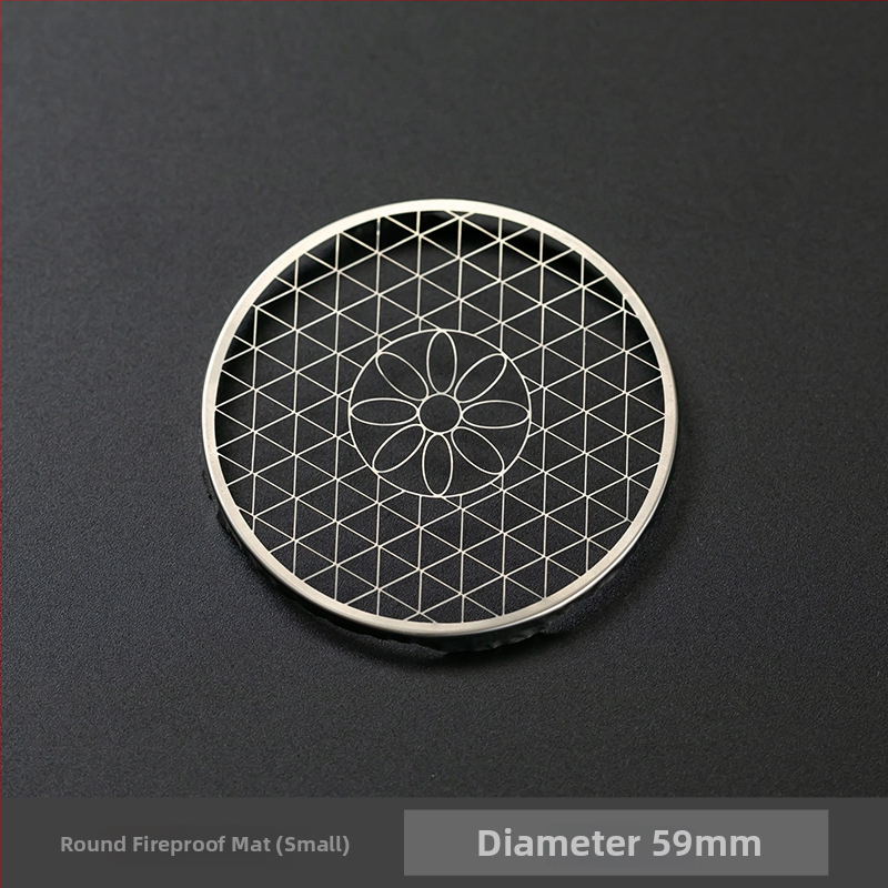 Okrúhly kadidlový horák, čínskeho štýlu, materiál Phoebe, nerezový sieťový držiak, poloautomatické a polo-mechanické spracovanie