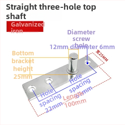 Set podových pružín pre rámové sklenené dvere: horná osová platňa, pevný náhon, horný T-typ jadro; Materiál: 304/201 nerezová oceľ alebo galvanizovaná oceľ; Štýl: moderný minimalizmus