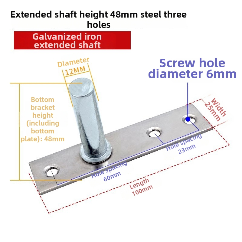 Set podových pružín pre rámové sklenené dvere: horná osová platňa, pevný náhon, horný T-typ jadro; Materiál: 304/201 nerezová oceľ alebo galvanizovaná oceľ; Štýl: moderný minimalizmus