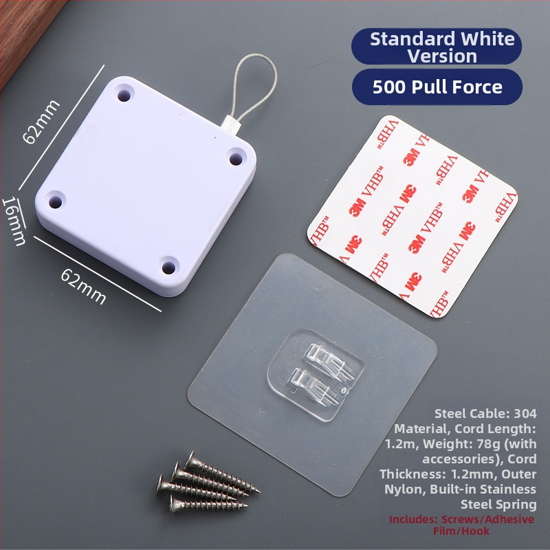 Zatvárač dverí na šnúrku — automatický, plastový, Zhujiang, moderný minimalistický dizajn