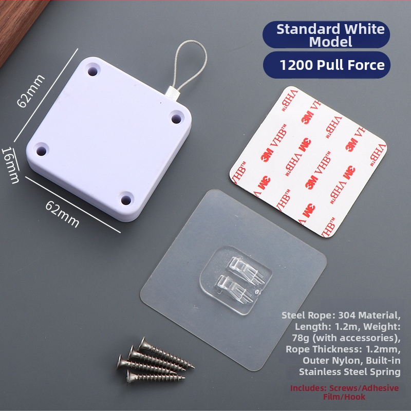 Zatvárač dverí na šnúrku — automatický, plastový, Zhujiang, moderný minimalistický dizajn