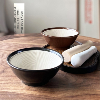 Chenhua keramický ručný mlynček na detskú výživu a cesnak — mletie ovocia, zeleniny a ryžovej pasty