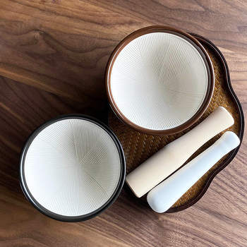 Chenhua керамична ръчна мелничка за бебешка храна и чесън — смилане на плодове, зеленчуци и оризова каша