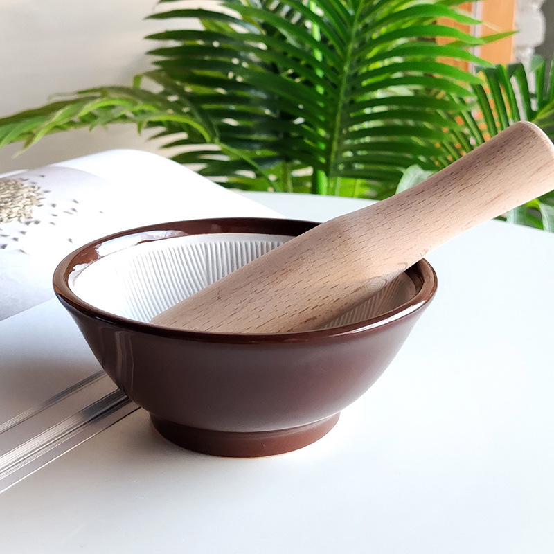 Chenhua керамична ръчна мелничка за бебешка храна и чесън — смилане на плодове, зеленчуци и оризова каша