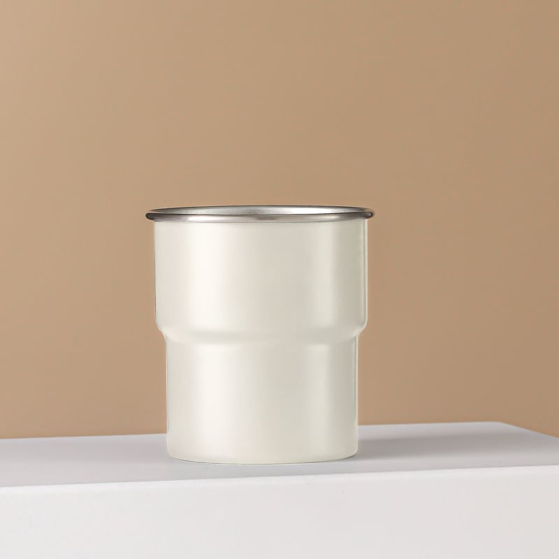 Персонализирана чаша за къмпинг от 304 неръждаема стомана, портативна с печатано лого, модел 01, тегло 60 g