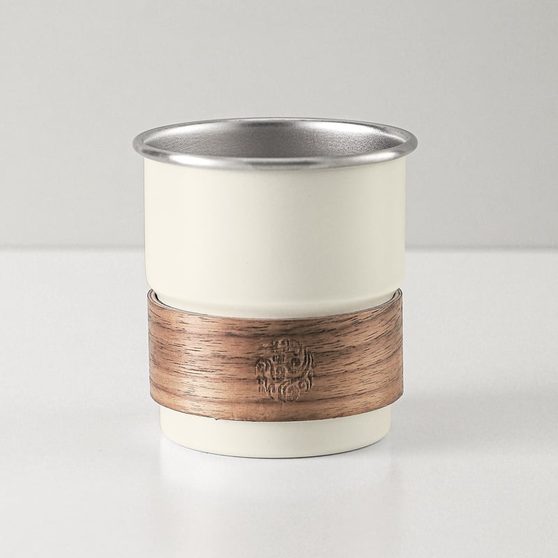 Персонализирана чаша за къмпинг от 304 неръждаема стомана, портативна с печатано лого, модел 01, тегло 60 g