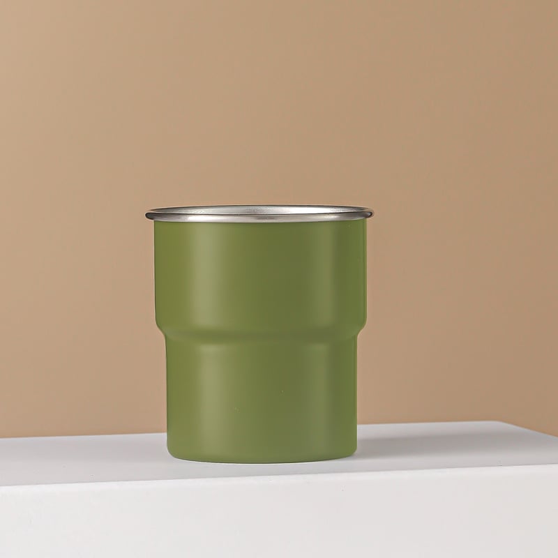 Персонализирана чаша за къмпинг от 304 неръждаема стомана, портативна с печатано лого, модел 01, тегло 60 g