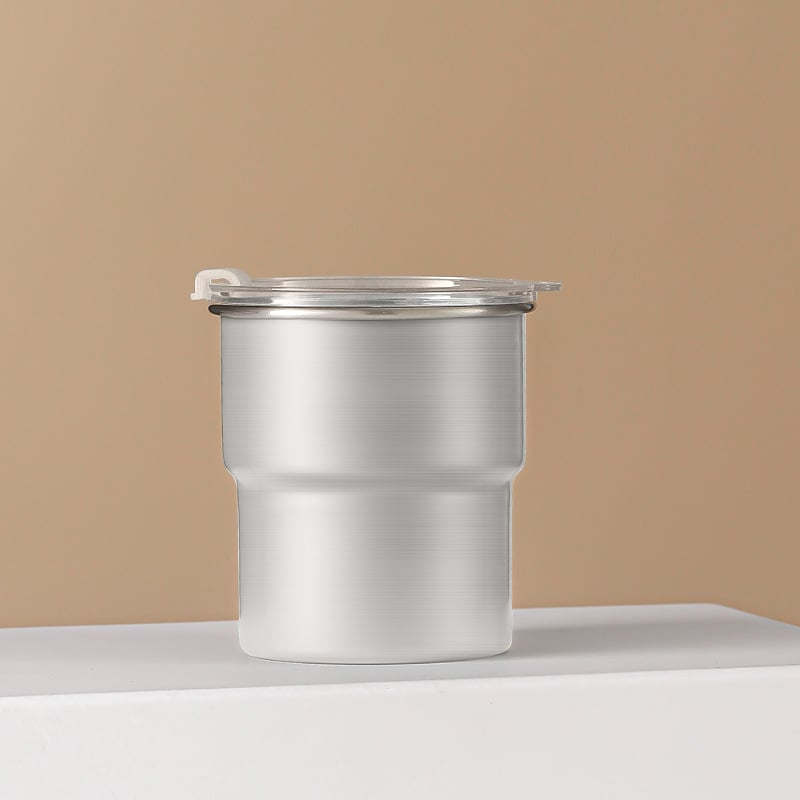 Персонализирана чаша за къмпинг от 304 неръждаема стомана, портативна с печатано лого, модел 01, тегло 60 g