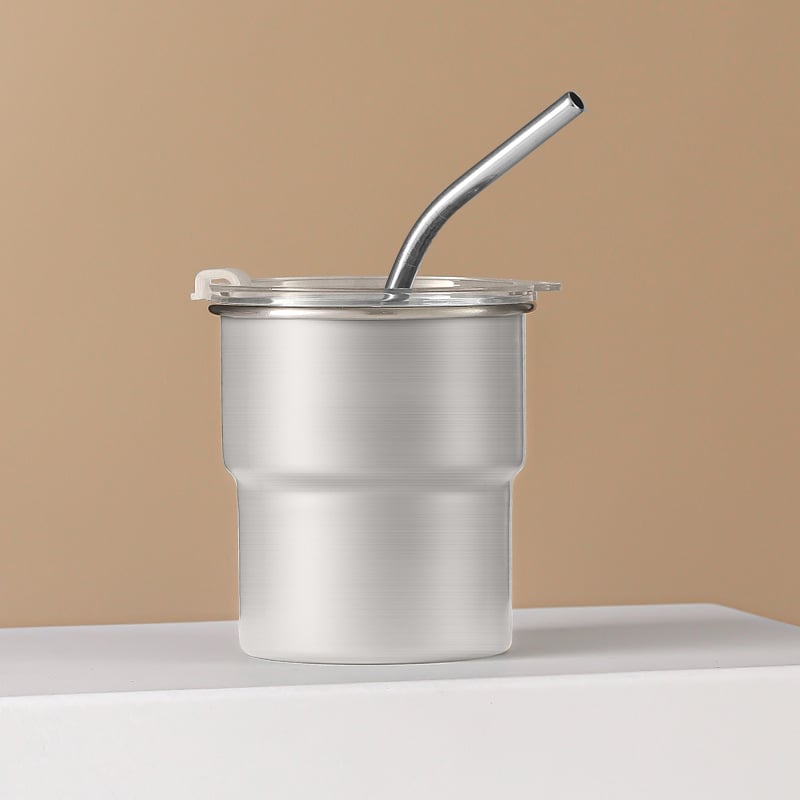 Персонализирана чаша за къмпинг от 304 неръждаема стомана, портативна с печатано лого, модел 01, тегло 60 g