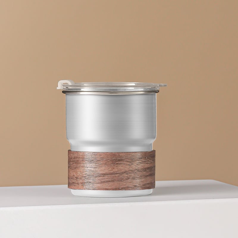 Персонализирана чаша за къмпинг от 304 неръждаема стомана, портативна с печатано лого, модел 01, тегло 60 g