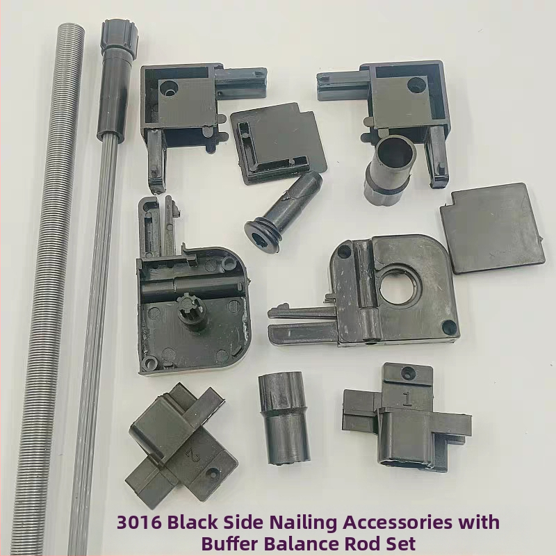 Príslušenstvo k neviditeľnému oknu – vysúvateľná sieť, pružinový navíjač, koncové kryty, rohové opravné diely, súprava 3016 – plast, moderný minimalistický štýl