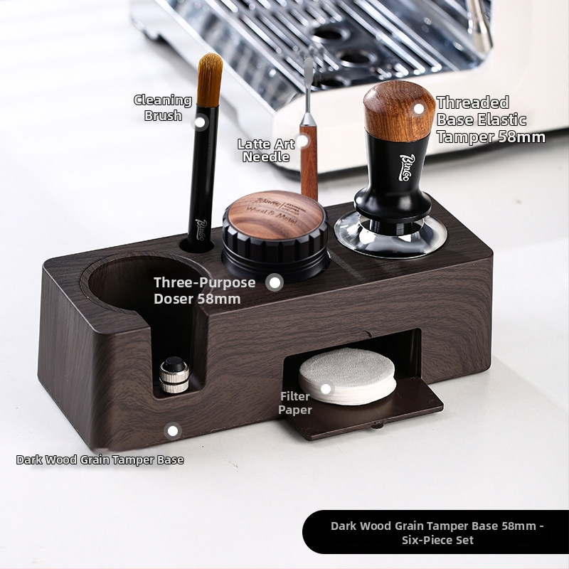 Sada tampérov na kávu (3 diely) — ABS materiál, americký štýl, prémium kvalita, vhodné do kancelárie alebo domáceho použitia