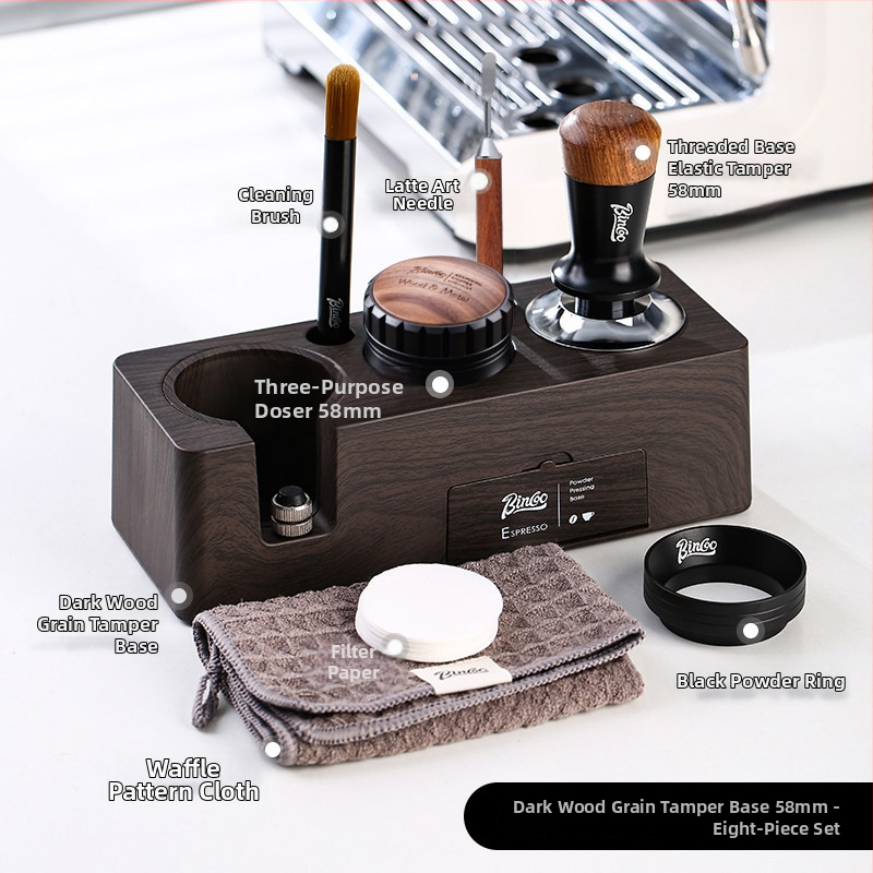 Sada tampérov na kávu (3 diely) — ABS materiál, americký štýl, prémium kvalita, vhodné do kancelárie alebo domáceho použitia