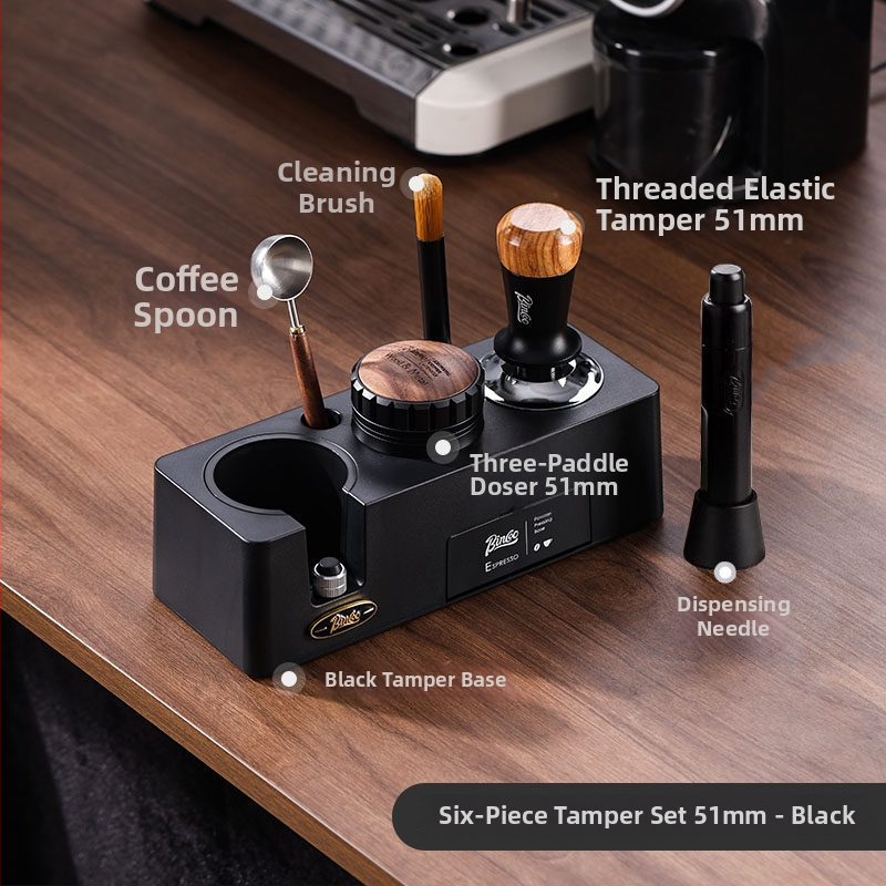 Sada tampérov na kávu (3 diely) — ABS materiál, americký štýl, prémium kvalita, vhodné do kancelárie alebo domáceho použitia