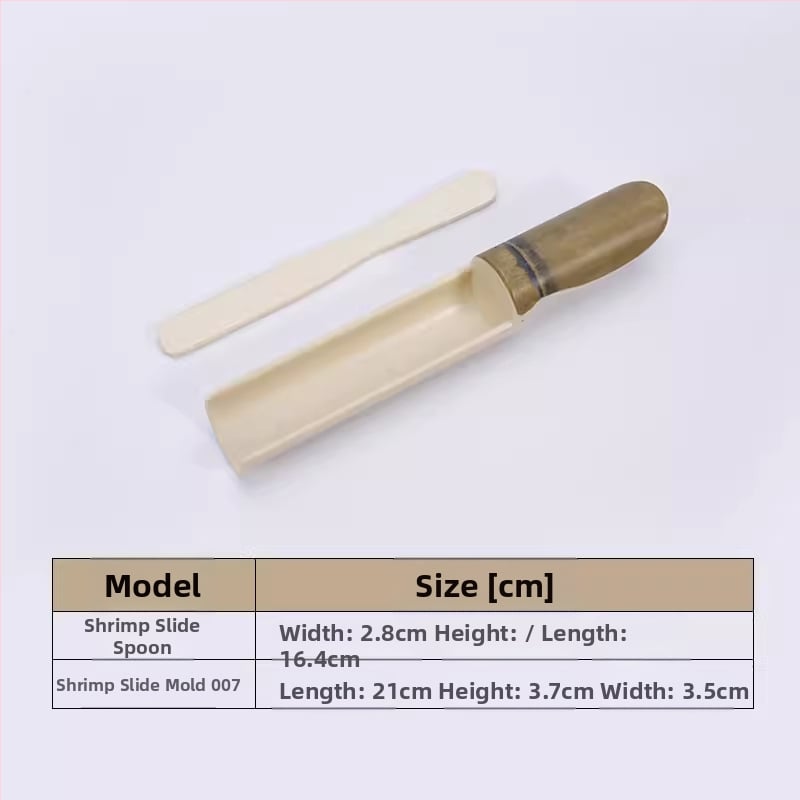 Μελαμινικός εργαλείος σχηματισμού κεφτέδων γαρίδας και ψαριού με σχεδιασμό μπαμπού σωλήνα, μη συμβατό με μικροκύματα