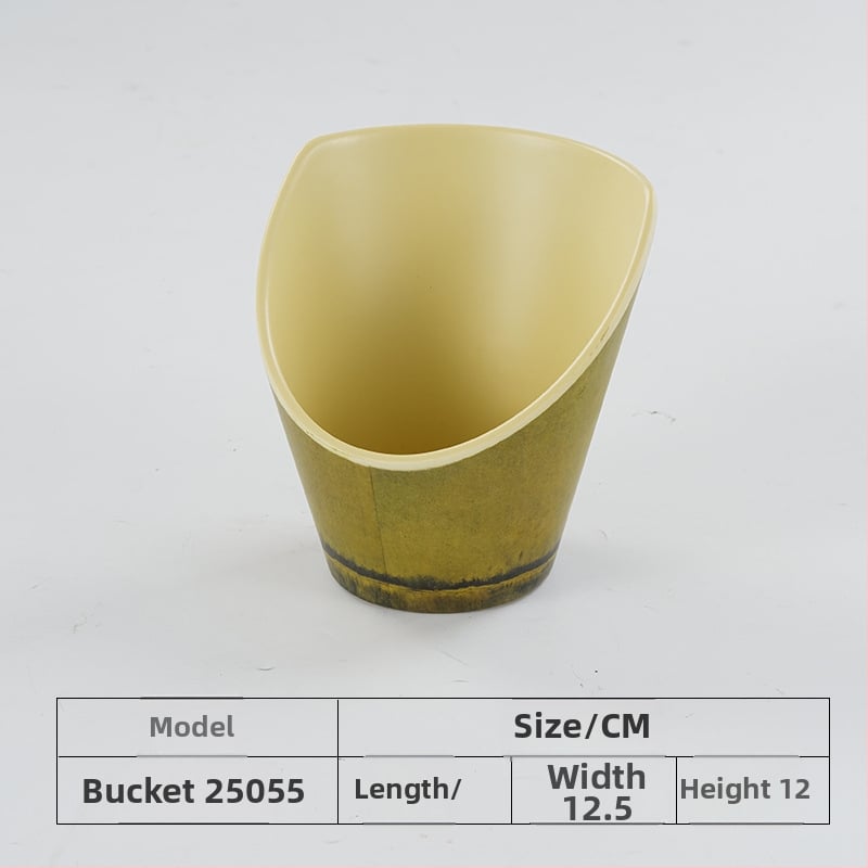 Μελαμινικός εργαλείος σχηματισμού κεφτέδων γαρίδας και ψαριού με σχεδιασμό μπαμπού σωλήνα, μη συμβατό με μικροκύματα