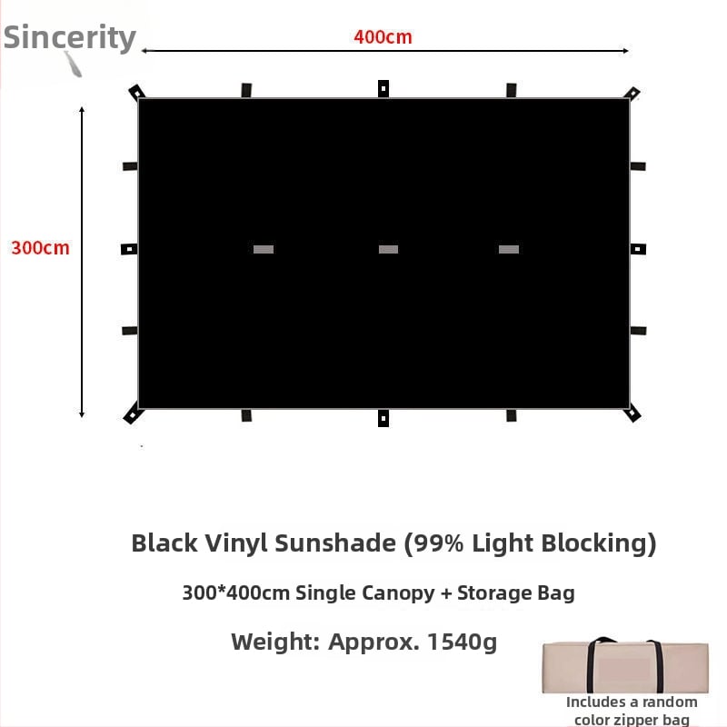 19-pontos piramisszerű kemping árnyékoló sátor (Xin ao, kód 0516, anyag: pamut, vízállóság: 3000–6000 mm, forma: négyzetes)