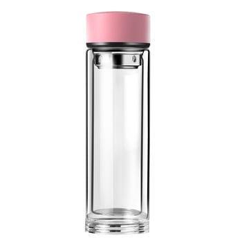 Κούπα τσαγιού με διπλό τοίχωμα από πυριτικό γυαλί, μονωμένη και ανθεκτική σε υψηλές θερμοκρασίες, περιλαμβάνει φίλτρο, μοντέρνος μινιμαλιστικός σχεδιασμός