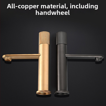 Réz anyagú mosdócsaptelep, keverős, 0–90°C, bemenetek/kimenetek 1/2, 3/8, 9/16, modell HY-773