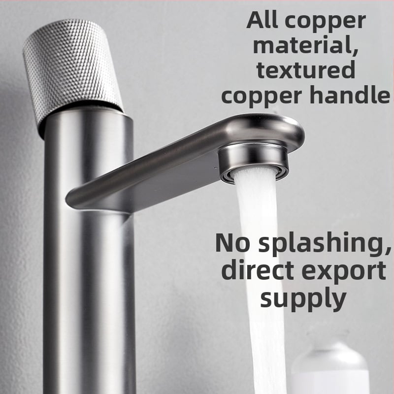 Réz anyagú mosdócsaptelep, keverős, 0–90°C, bemenetek/kimenetek 1/2, 3/8, 9/16, modell HY-773