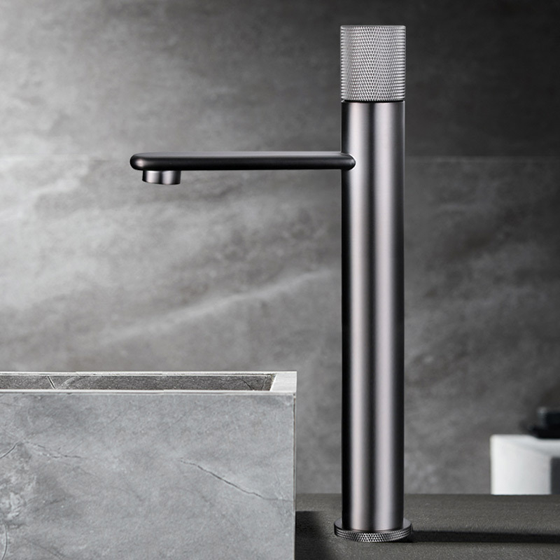 Réz anyagú mosdócsaptelep, keverős, 0–90°C, bemenetek/kimenetek 1/2, 3/8, 9/16, modell HY-773