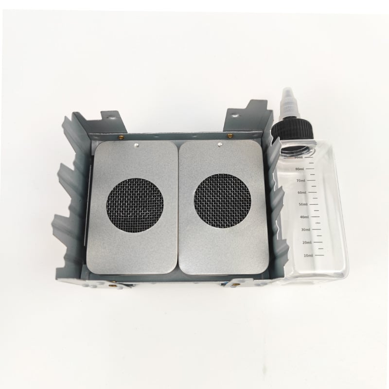 Преносима алкохолна печка за 1–2 души, ултралека, ветроустойчива, с поддържане на топлина; материал: неръждаема стомана; тегло 22 g