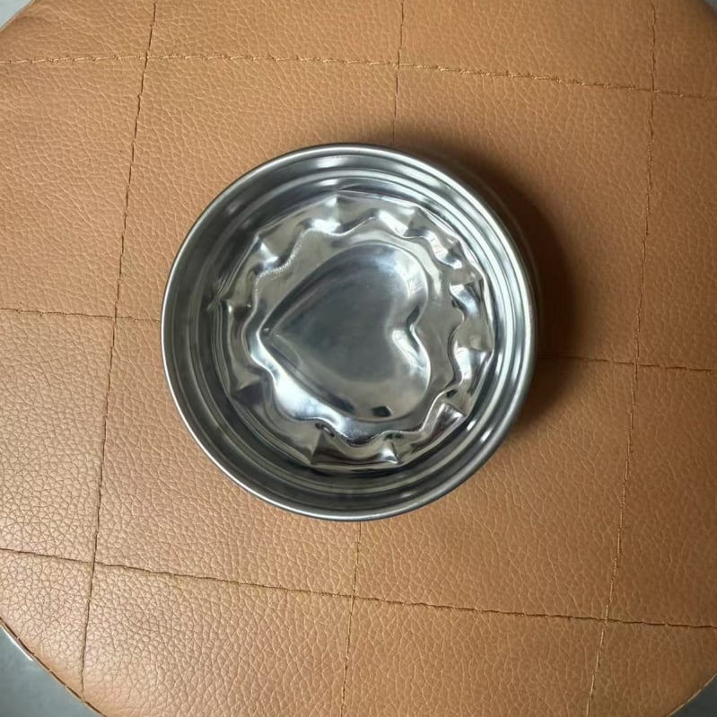 Φόρμα για ατμισμένα αυγά από ανοξείδωτο ατσάλι, σχήματος καρδιάς σε στρογγυλό σχέδιο, εργαλείο μαγειρέματος για βρεφικό φαγητό