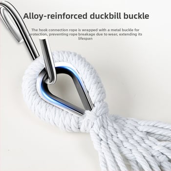 Beltéri/kültéri függőszék — kanvas felület, maximális teherbírás 300 kg, súly 1,5 kg, márka Happy travel, eredet Anhui