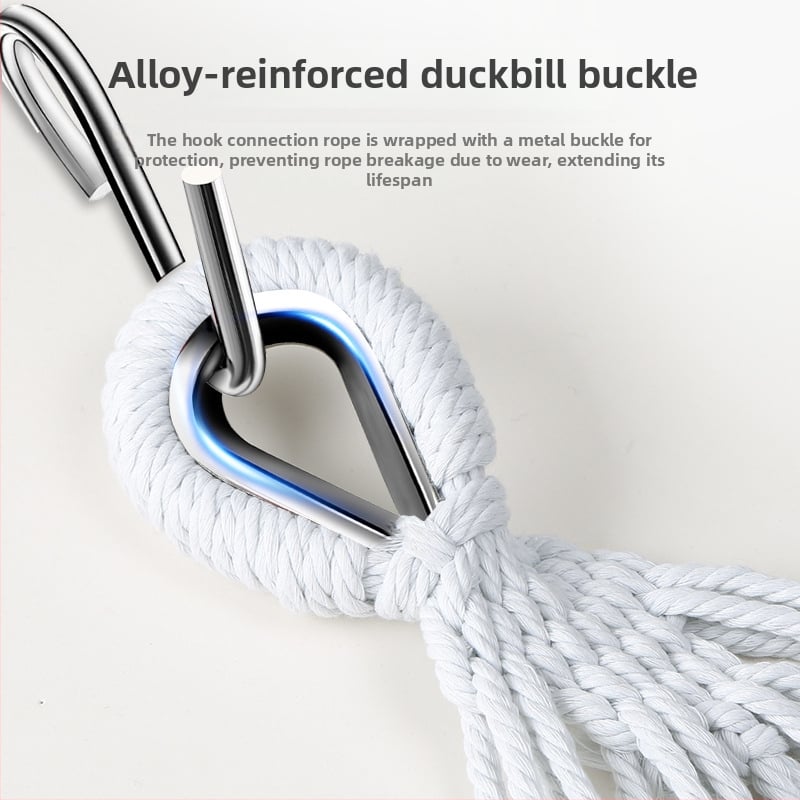 Beltéri/kültéri függőszék — kanvas felület, maximális teherbírás 300 kg, súly 1,5 kg, márka Happy travel, eredet Anhui