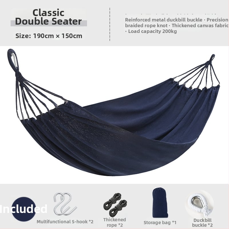 Beltéri/kültéri függőszék — kanvas felület, maximális teherbírás 300 kg, súly 1,5 kg, márka Happy travel, eredet Anhui