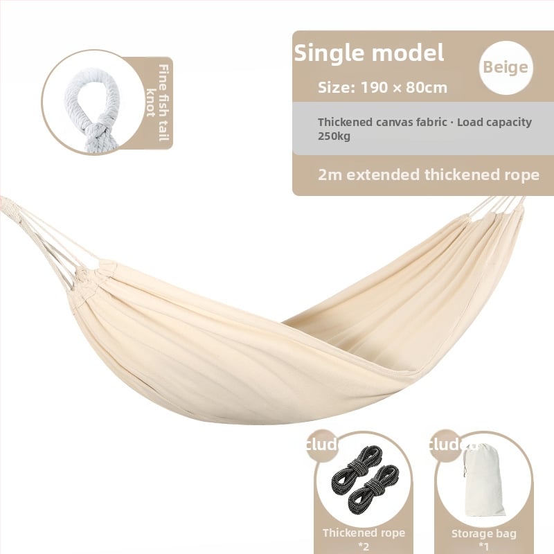 Beltéri/kültéri függőszék — kanvas felület, maximális teherbírás 300 kg, súly 1,5 kg, márka Happy travel, eredet Anhui