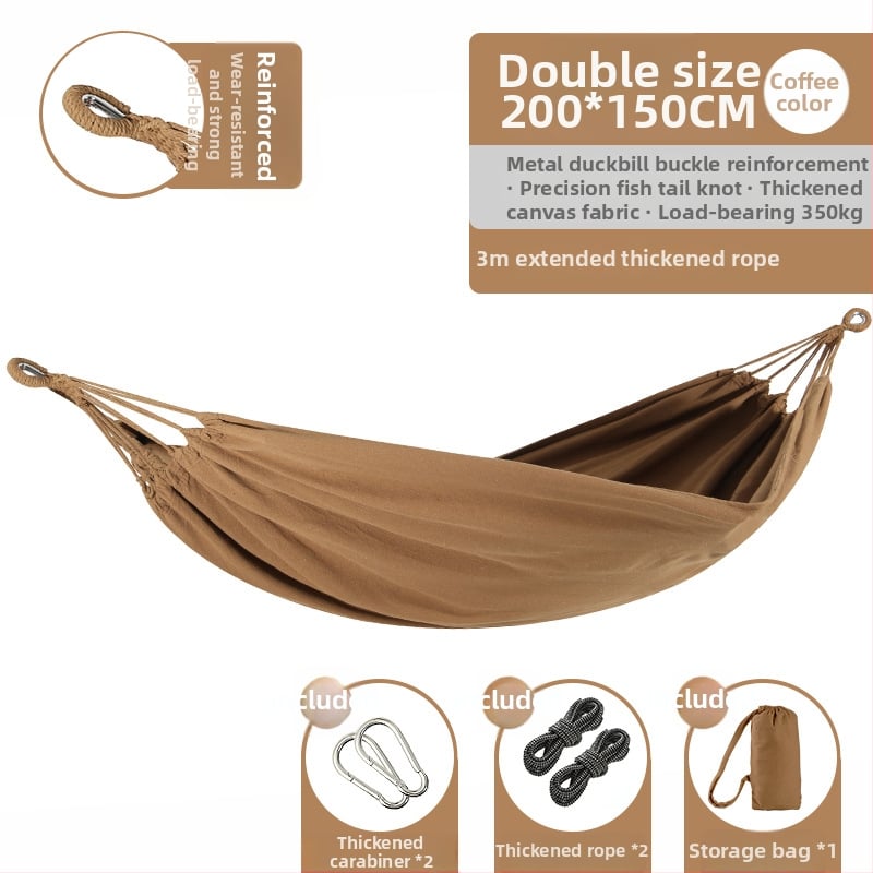 Beltéri/kültéri függőszék — kanvas felület, maximális teherbírás 300 kg, súly 1,5 kg, márka Happy travel, eredet Anhui