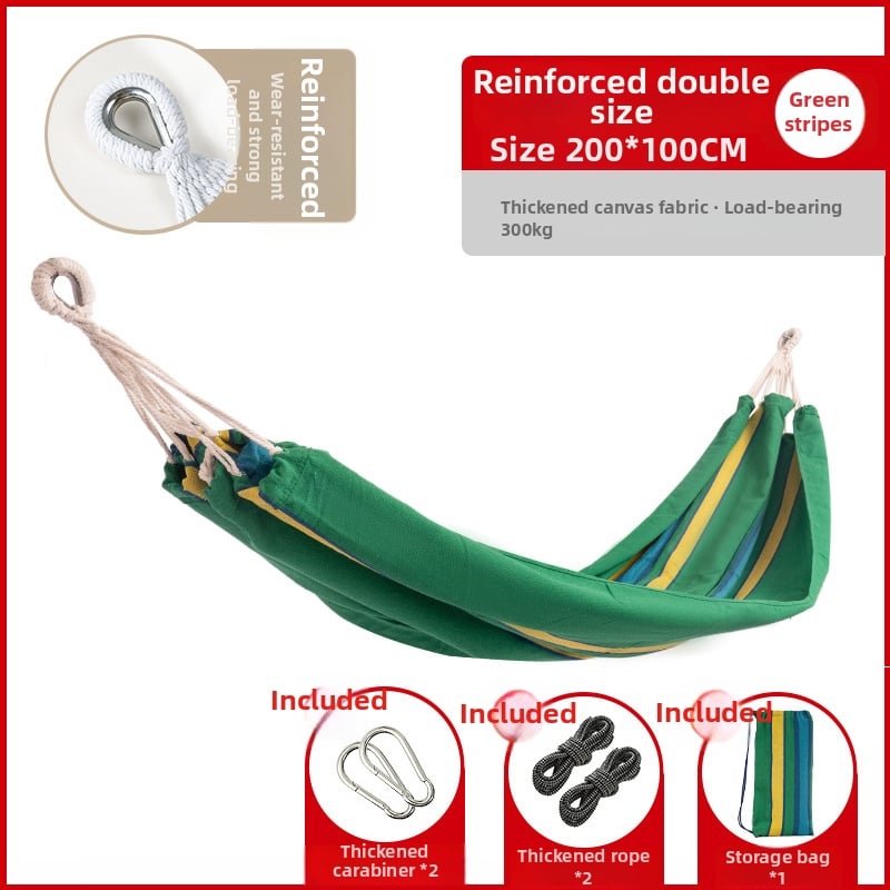 Beltéri/kültéri függőszék — kanvas felület, maximális teherbírás 300 kg, súly 1,5 kg, márka Happy travel, eredet Anhui