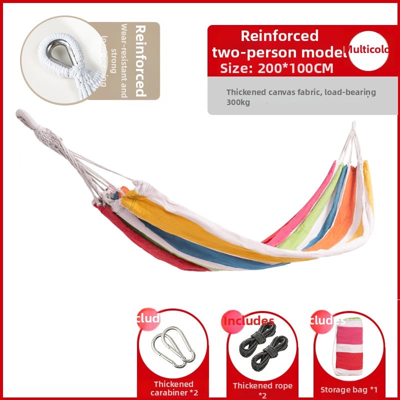 Beltéri/kültéri függőszék — kanvas felület, maximális teherbírás 300 kg, súly 1,5 kg, márka Happy travel, eredet Anhui