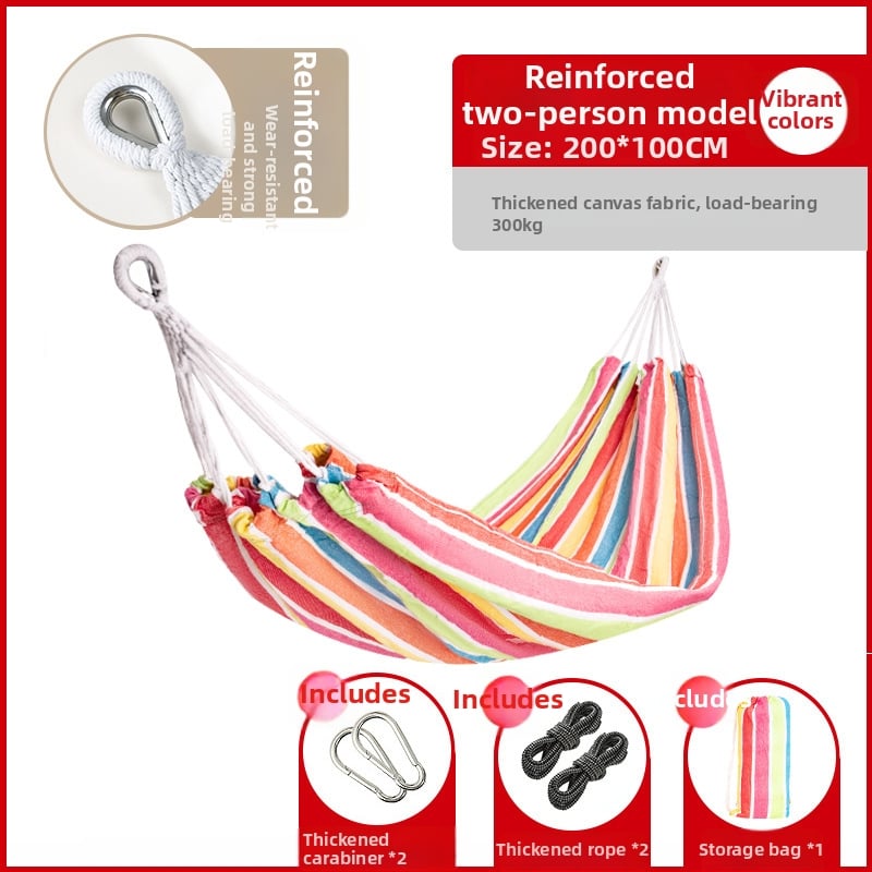 Beltéri/kültéri függőszék — kanvas felület, maximális teherbírás 300 kg, súly 1,5 kg, márka Happy travel, eredet Anhui