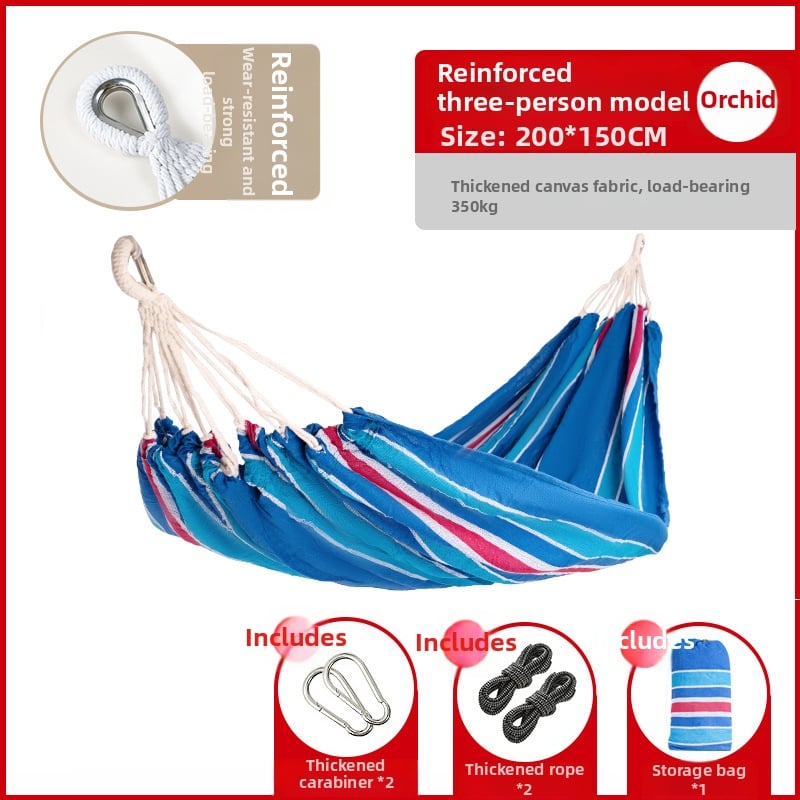 Beltéri/kültéri függőszék — kanvas felület, maximális teherbírás 300 kg, súly 1,5 kg, márka Happy travel, eredet Anhui