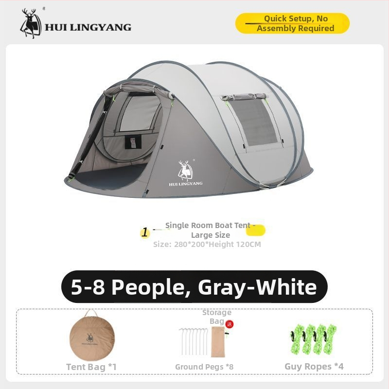 Pyramidová stan na kempovanie, jednovrstvá, ručné zostavenie, polyesterový vonkajší materiál, vodotesnosť 2000–3000 mm