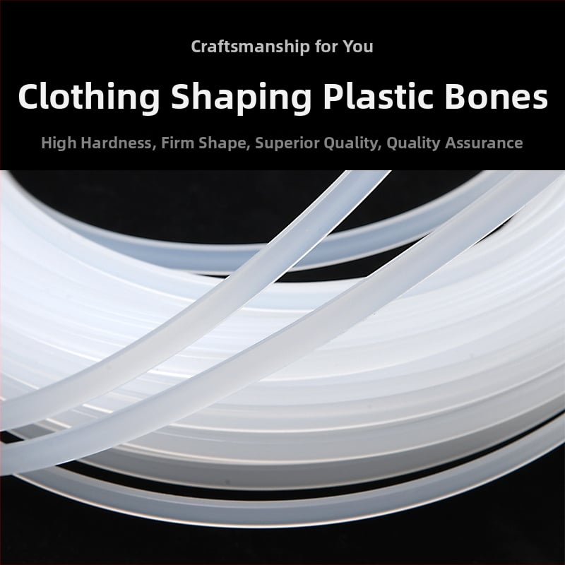 Boning za vjenčanicu — plastika, oblikovana riblja kost, prozirna bočna ljepilna traka