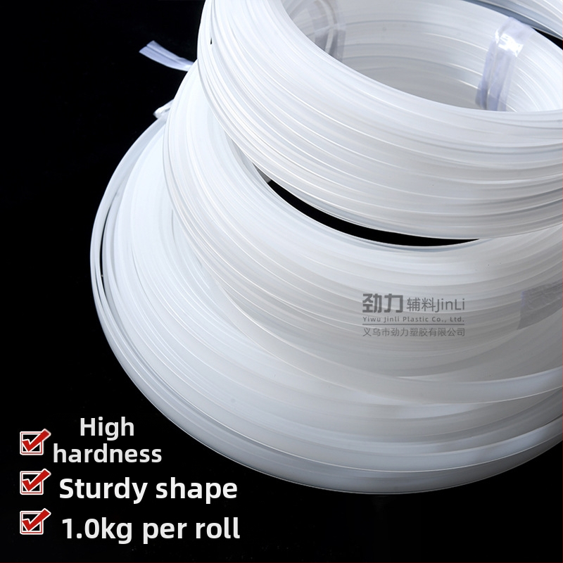 Boning za vjenčanicu — plastika, oblikovana riblja kost, prozirna bočna ljepilna traka