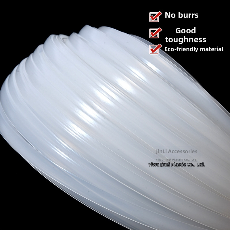 Boning za vjenčanicu — plastika, oblikovana riblja kost, prozirna bočna ljepilna traka