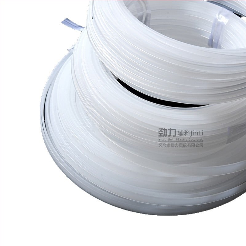 Boning za vjenčanicu — plastika, oblikovana riblja kost, prozirna bočna ljepilna traka