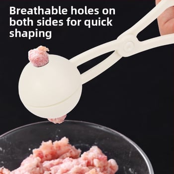 Κλιπ για κεφτέδες από πλαστικό PP – μοντέρνος μινιμαλιστικός σχεδιασμός, σχηματίζει στρογγυλούς κεφτέδες και ριζόμπαλες