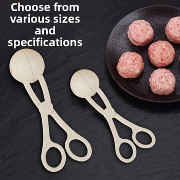 Κλιπ για κεφτέδες από πλαστικό PP – μοντέρνος μινιμαλιστικός σχεδιασμός, σχηματίζει στρογγυλούς κεφτέδες και ριζόμπαλες