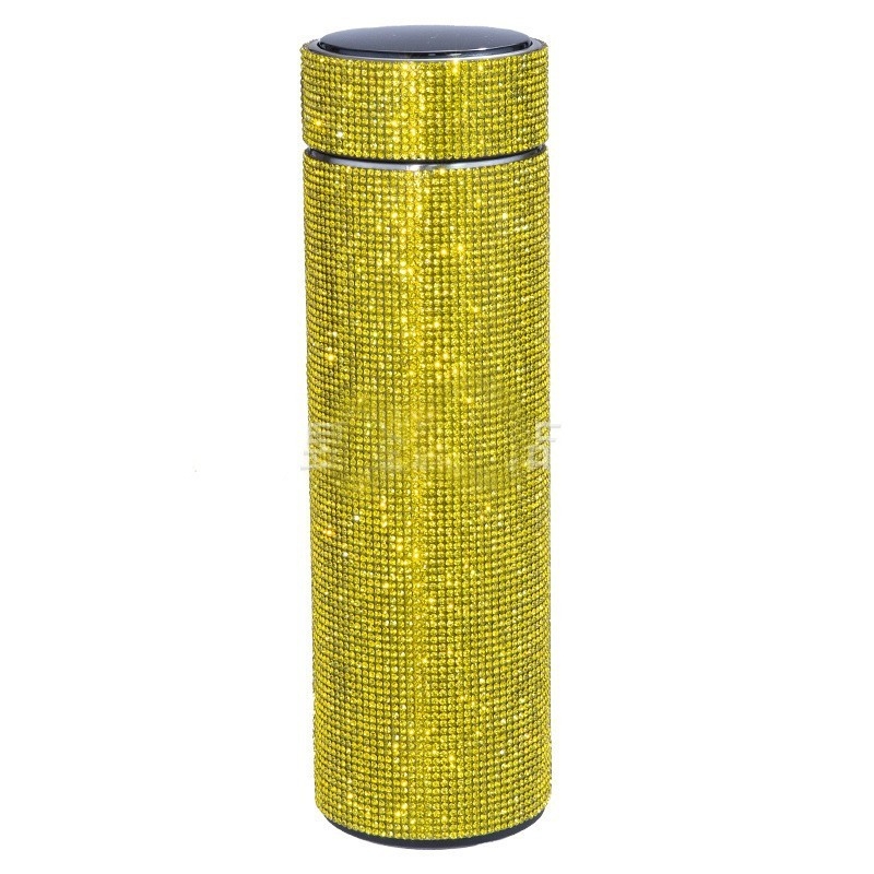 Termos šalica s LED prikazom temperature, unutarnji 304 SS / vanjski 201 SS, izolacija 12–24 h, prijenosno, lasersko graviranje