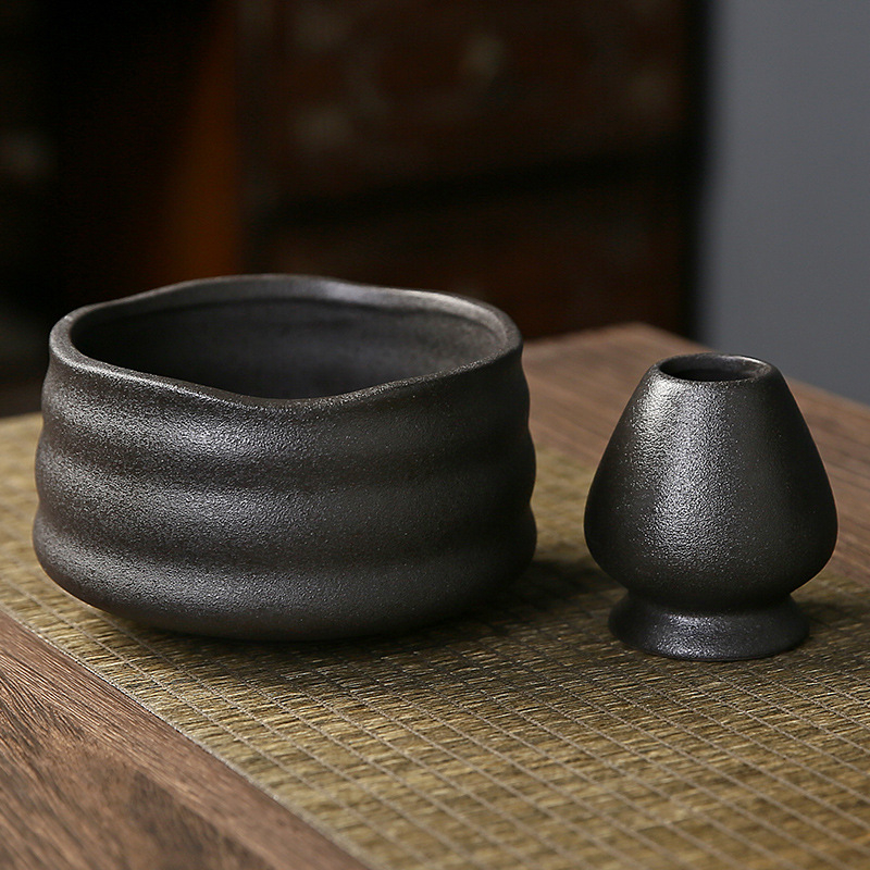 Κεραμικό σετ εργαλείων matcha, ιαπωνικού στυλ, πρώτης κατηγορίας ποιότητα, Φθινόπωρο 2023, 600 g