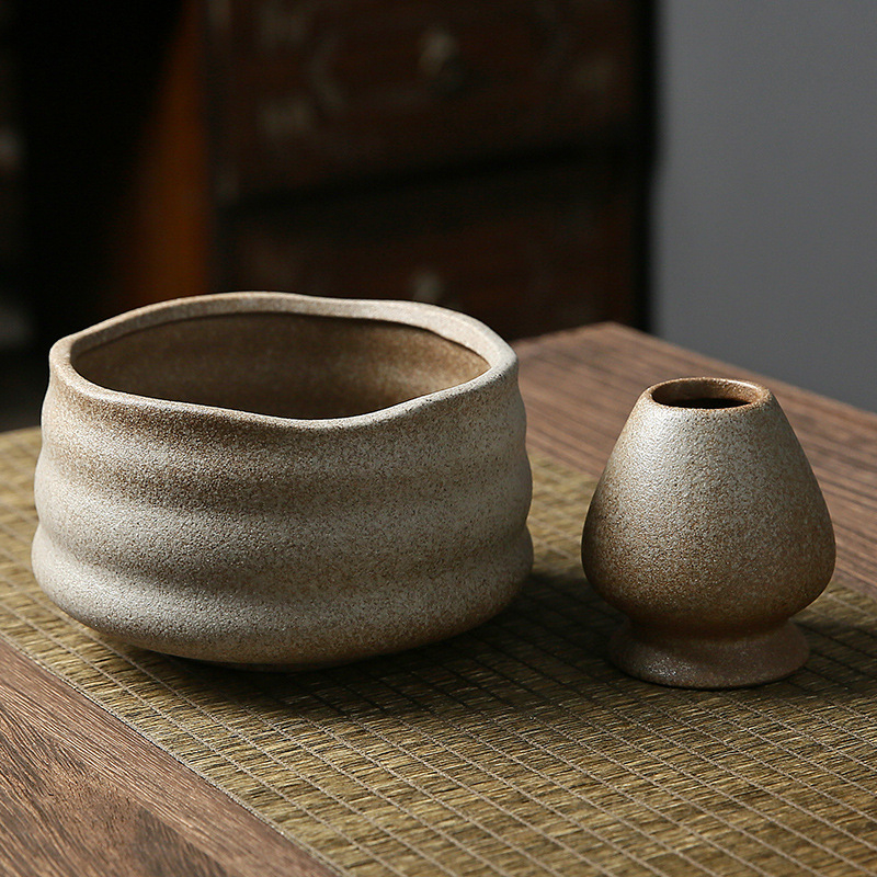 Κεραμικό σετ εργαλείων matcha, ιαπωνικού στυλ, πρώτης κατηγορίας ποιότητα, Φθινόπωρο 2023, 600 g