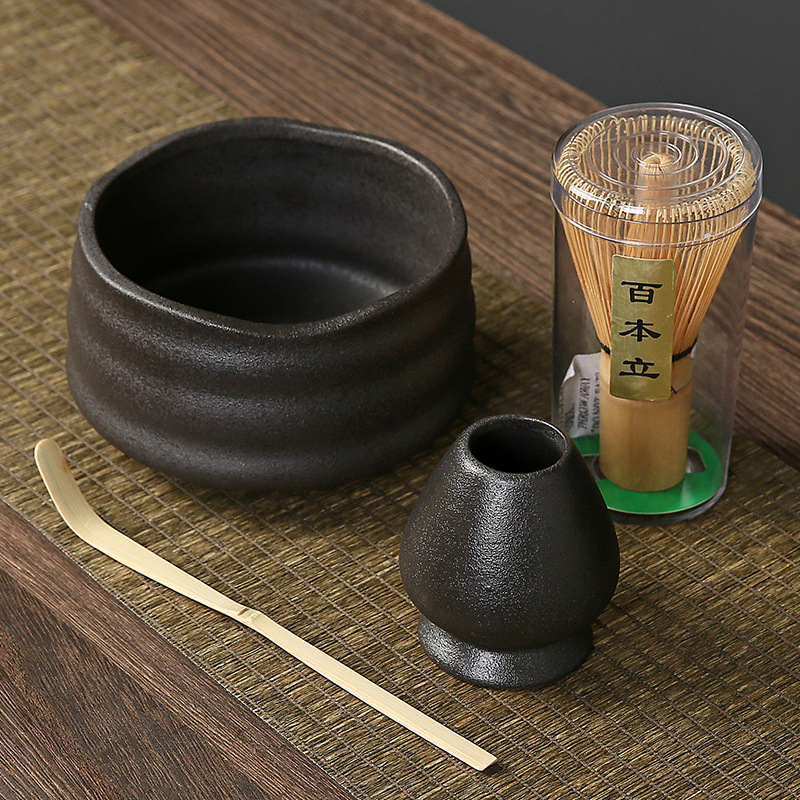 Κεραμικό σετ εργαλείων matcha, ιαπωνικού στυλ, πρώτης κατηγορίας ποιότητα, Φθινόπωρο 2023, 600 g