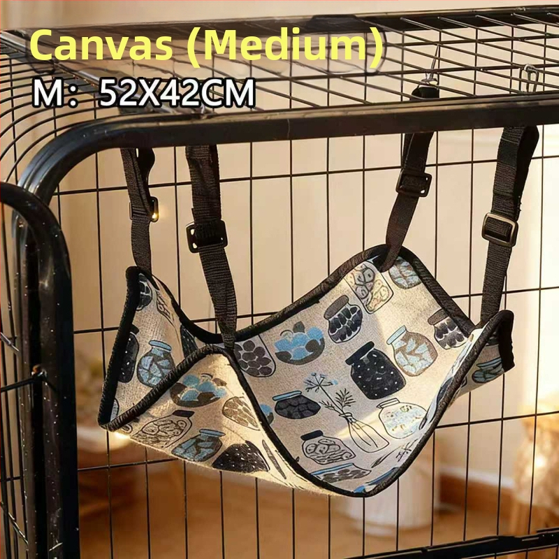 Macska függőágy - plüss belső fekhely, négy évszakos, légáteresztő és meleg, Scottish Fold, British Shorthair, Ragdoll, Birman fajtáknak