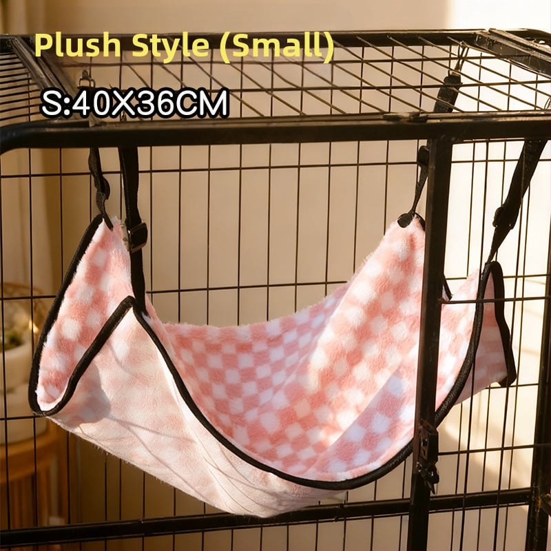 Macska függőágy - plüss belső fekhely, négy évszakos, légáteresztő és meleg, Scottish Fold, British Shorthair, Ragdoll, Birman fajtáknak